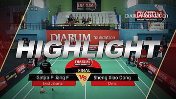 Gatjra Piliang F (Exist Jakarta) VS Sheng Xiao Dong (China)