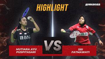 Highlight Match - MUTIARA AYU PUSPITASARI vs SRI FATMAWATI | SF