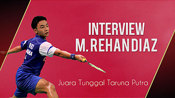 M Rehan Diaz - Interview Juara Tunggal Taruna putra