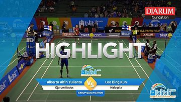 Alberto Alfin Yulianto (Djarum Kudus) VS Loo Bing Kun (Malaysia)