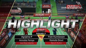 Agripina P/Anneke Fenya (Jaya Raya Jakarta) VS Fran Kurniawan/Komala Dewi (Djarum Kudus) 