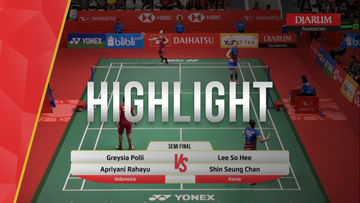 Greysia Polii/Apriani Rahayu (Indonesia) VS Lee So Hee/Shin Seung Chan (Korea)