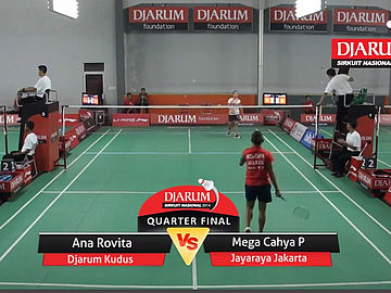 Mega Cahya Purnama Lestari (PB. Jaya Raya Jakarta) VS Ana Rovita (PB. Djarum Kudus)