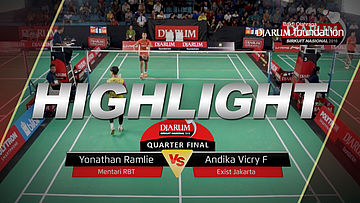 Yonathan Ramlie (Mentari RBT) VS Andika Vicry F (Exist Jakarta)
