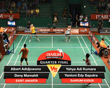 Albert Adidjowono/Deny Mamahit (Exist Jakarta) VS Yahya Adi K/Yantoni Edy S (Djarum Kudus)