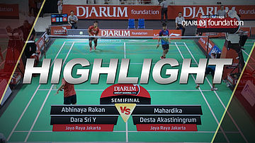 Abhinaya R/Dara Sri (Jaya Raya Jakarta) VS Mahardika/Desta A (Jaya Raya Jakarta)