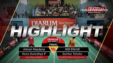 Adnan M/Reza D (Jaya Raya Jakarta) VS Aldi Efendi/Guntur Tetuko (Pusdiklat Telkom Group Bandung)