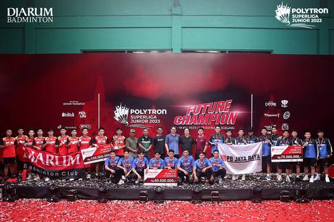 Para Juara Beregu Putra U19 POLYTRON Superliga Junior 2023