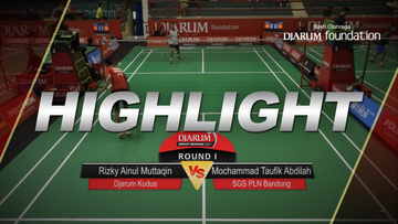 Rizky Ainul Muttaqin (Djarum Kudus) VS Mochammad Taufik Abdilah (SGS PLN Bandung)