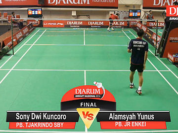 Sony Dwi Kuncoro (PB. TJAKRINDO SBY) VS Alamsyah Yunus (PB. JR ENKEI)
