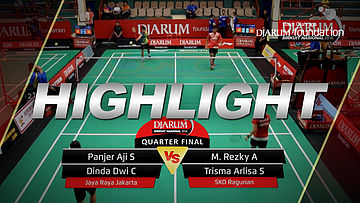 Panjer Aji/Dinda Dwi C (Jaya Raya Jakarta) VS M Rezky A/Risma Arlisa S (SKO Ragunan) 