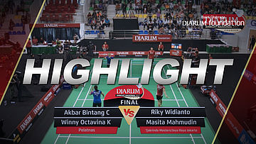 Akbar Bintang C/Winny O (Pelatnas) VS Riky Widianto/Masita M (Tjakrindo Masters/Jaya Raya Jakarta)