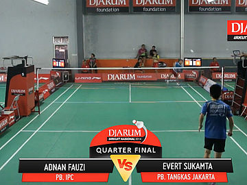 Adnan Fauzi (PB. IPC) VS Evert Sukamta (PB. Tangkas Jakarta)