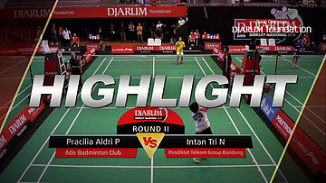 Pracilia Aldri P (Ade Badminton Club) VS Intan Tri N (Pusdiklat Telkom Group Bandung) 
