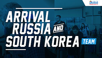 Arrival Russia & South Korea Team to Blibli Indonesia Open 2018