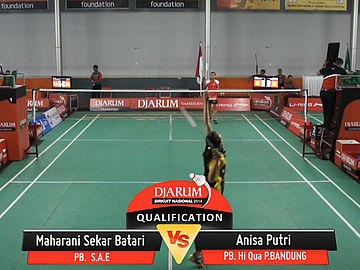 Maharani Sekar Batari (PB. Suluh Ardhi Engineering) vs Anisa Putri (PB. Hi Qua PRIMA BANDUNG)