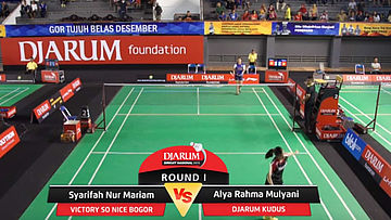 Alya Rahma Mulyani (Djarum Kudus) VS Syarifah Nur Mariam (Victory So Nice Bogor)