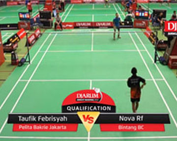 Taufik Febrisyah (Pelita Bakrie Jakarta) VS Nofa Rf (Bintang BC)