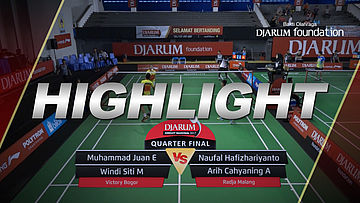 Muhammad Juan E/Windi Siti M (Victory Bogor) VS Naufal H/Arih Cahyaning A (Radja Malang) 