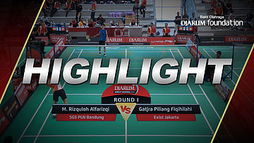Gatjra Piliang Fiqihilahi Cupu (Exist Jakarta) VS Muhamad Rizquloh Alfarizqi (SGS PLN Bandung)