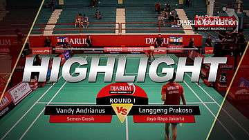 Vandy Andrianus W (Semen Gresik) VS Langgeng Prakoso (Jaya Raya Jakarta)