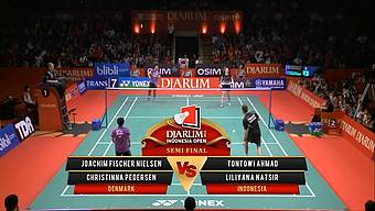 Joachim F./ Christina P. (DENMARK) VS Tontowi A./ Liliyana N. (INDONESIA) Djarum Indonesia Open 2013