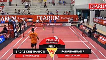 Fathurahman Fauzi (Exist Jakarta) VS Bagas Kristianto Nugroho (Djarum Kudus)
