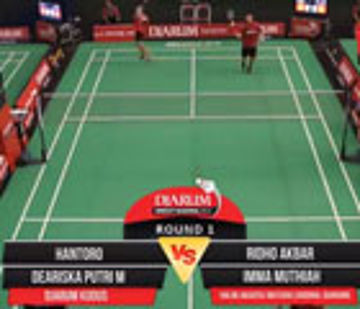 Hantoro/Deariska P (Djarum Kudus) VS Ridho A/Imma M(Halim Jakarta/Mutiara Cardinal Bandung)