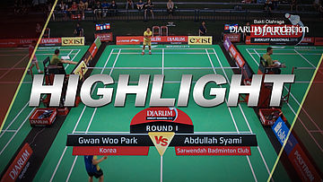 Gwan Woo Park (Korea) VS Abdullah Syami (Sarwendah Badminton Club) 