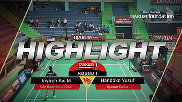 Joyireh Avi M (Ade Badminton Club) VS Handoko Yusuf W (Djarum Kudus) 