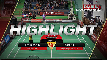 Jim Jason Kiazen (Mentari RBT) VS Karono (Jaya Raya Jakarta)
