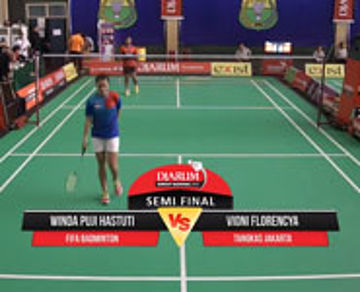 Winda Puji Hastuti (Fifa Badminton) VS Vioni Florencya (Tangkas Jakarta)