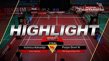 Nalinica Rahardja (Exist Jakarta) VS Puspa Dewi W (PB Negara Dipa HSU)