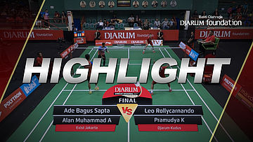 Ade Bagus S/Alan Muhammad A (Exist Jakarta) VS Leo Rollycarnando/Pramudya K (Djarum Kudus)