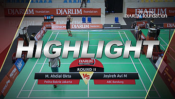 M Ahdial Okta (Pelita Bakrie Jakarta) VS Joyireh Avi M (ABC Bandung) 