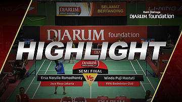 Winda Puji Hastuti (FIFA Badminton Club) VS Ersa Narulia Ramadhanty (Jaya Raya Jakarta)