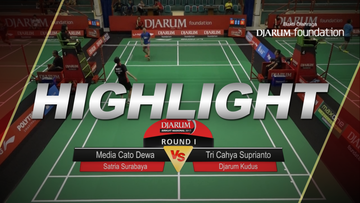 Tri Cahya Suprianto (Djarum Kudus) VS Media Cato Dewa (Satria Surabaya)
