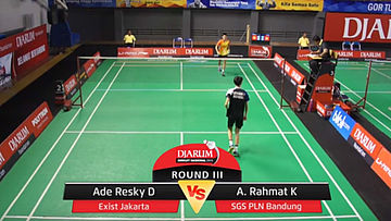 Ade Resky Dwicahyo (Exist Jakarta) VS A. Rahmat Kurniawan (SGS PLN Bandung)