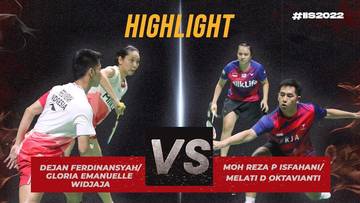 Highlight Match - DEJAN FERDINANSYAH/GLORIA E WIDJAJA vs MOH REZA P ISFAHANI/MELATI D OKTAVIANTI