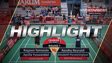 Ragawa T/Aprilia Y (Semen Gresik) VS Randhy R/Elisabeth P (SGS PLN Bandung)