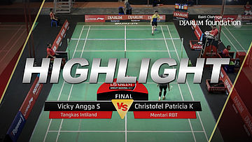 Vicky Angga S (Tangkas Intiland) VS Christofel Patricia K (Mentari RBT)
