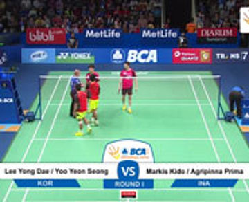 Lee Yong Dae/Yoo Yeon Seong (KOR) VS Markis Kido/Agripinna Prima (INA) - BCA Indonesia Open 2015