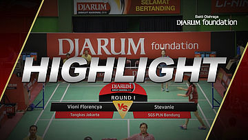 Vioni Florencya (Tangkas Jakarta) VS Stevanie (SGS PLN Bandung)