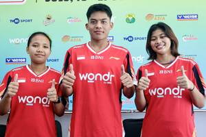 Rinjani Kwinara Nastine, Moh Zaki Ubaidillah, & Thalita Ramadhani Wiryawan (Humas PP PBSI)