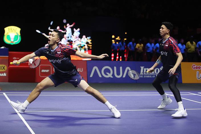 Fajar Alfian/Muhammad Rian Ardianto (Djarum Badminton/Edward Luhukay) Fajar Alfian/Muhammad Rian Ardianto (Djarum Badminton/Edward Luhukay)