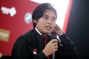 Gregoria Mariska Tunjung (Djarum Badminton/Edward Luhukay)