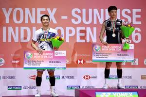 Jonatan Christie & Lin Chun-Yi (Humas PP PBSI)