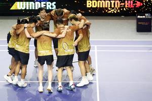 Tim Hurricanes (Djarum Badminton/Edward Luhukay)