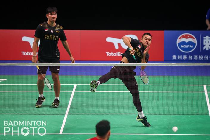 Daniel Marthin & Leo Rolly Carnando (Badminton Photo/Yves Lacroix) Daniel Marthin & Leo Rolly Carnando (Badminton Photo/Yves Lacroix)