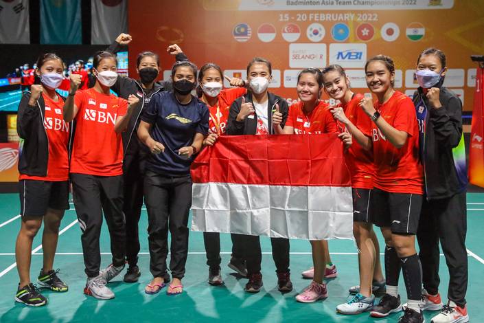 Tim putri Indonesia menjuarai BATC 2022 (Humas PP PBS) Tim putri Indonesia menjuarai BATC 2022 (Humas PP PBS)